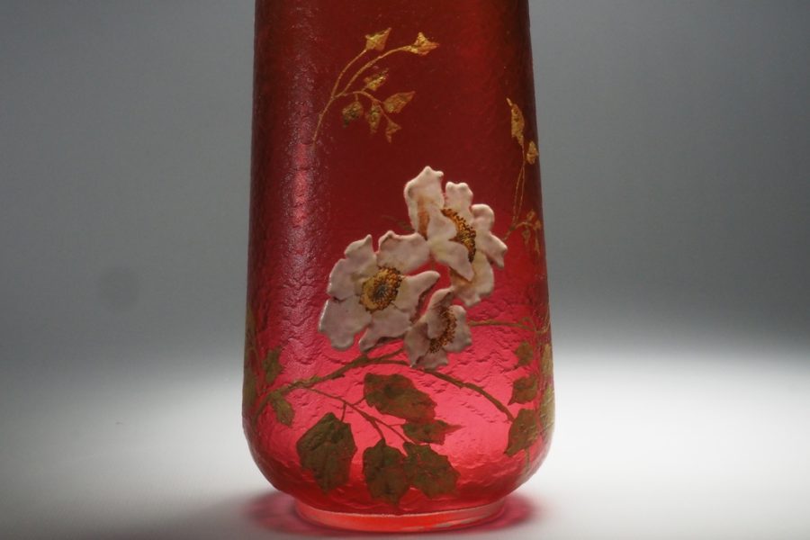 Vase en verre – Epoque art nouveau
