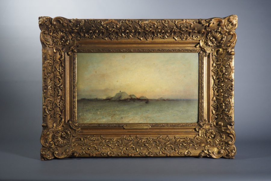 Картина Зима в России. А.П.Боголюбов