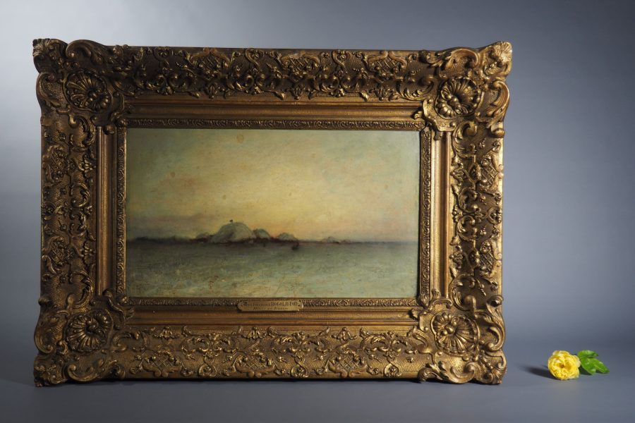 Картина Зима в России. А.П.Боголюбов