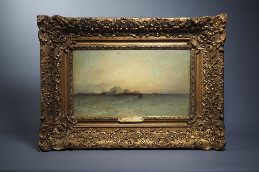 Картина Зима в России. А.П.Боголюбов