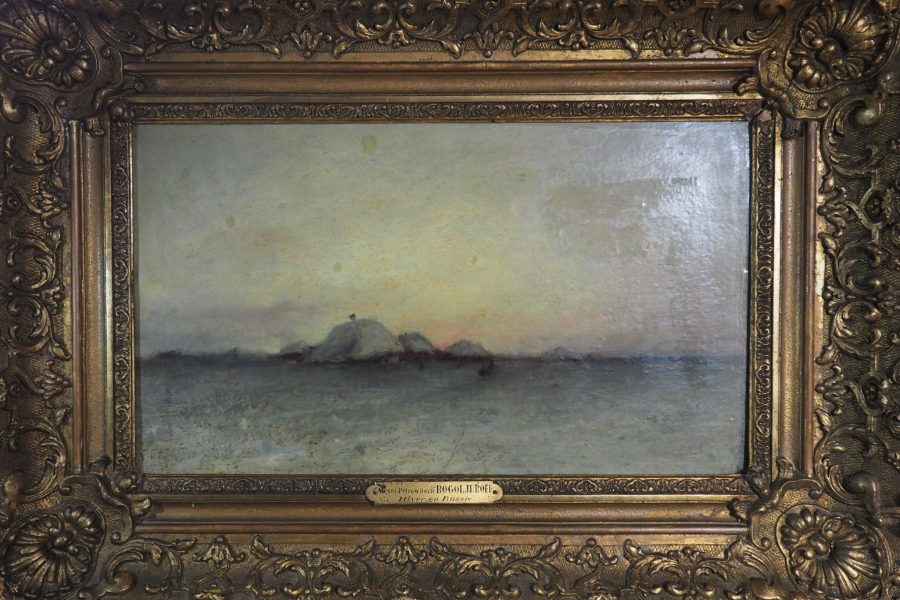 Картина Зима в России. А.П.Боголюбов