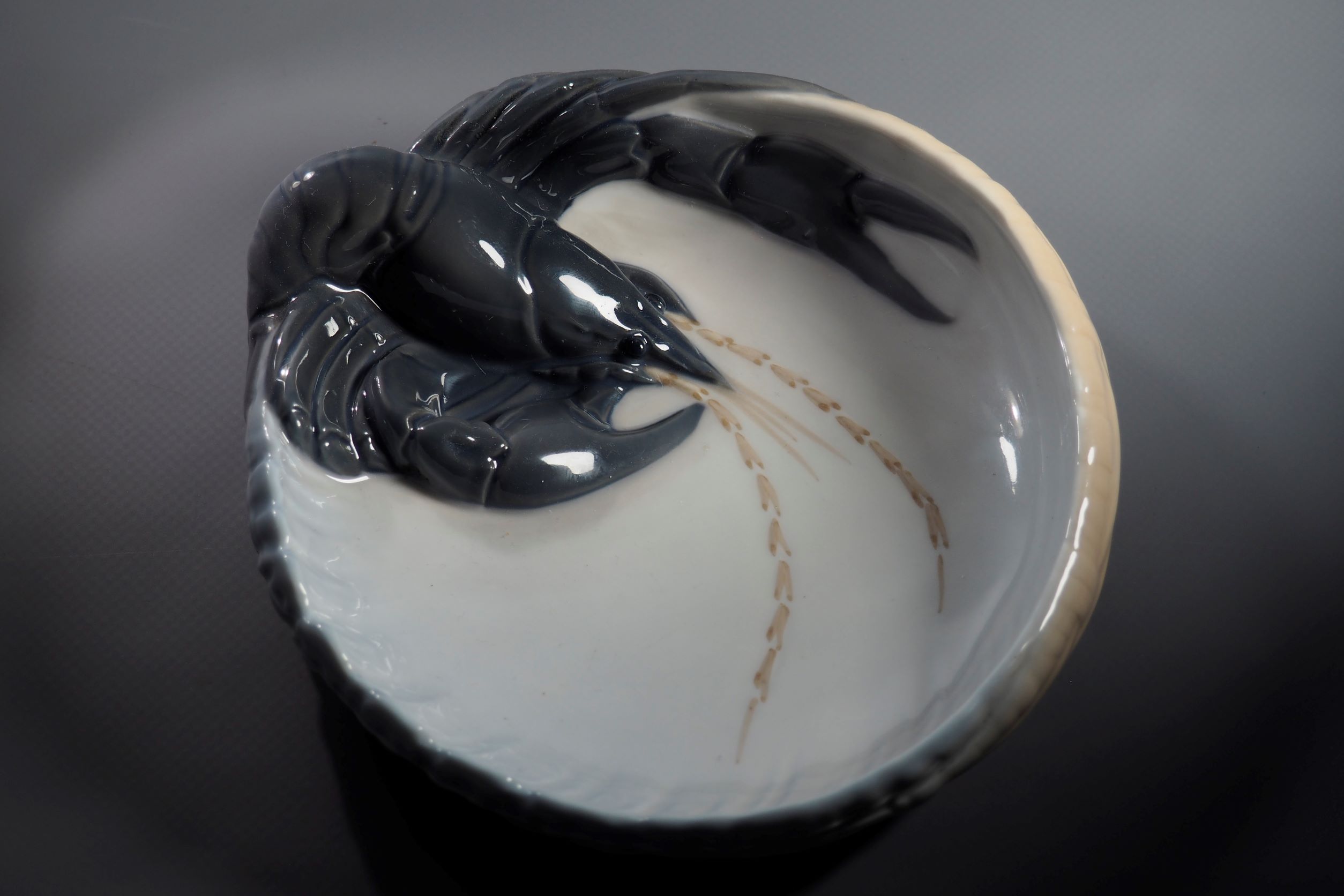 Фарфоровый поднос для безделушек, Дания, Копенгаген, 1950 г.