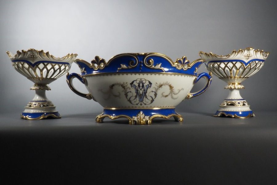 Garniture de cheminée François ALLUAUD - Limoges