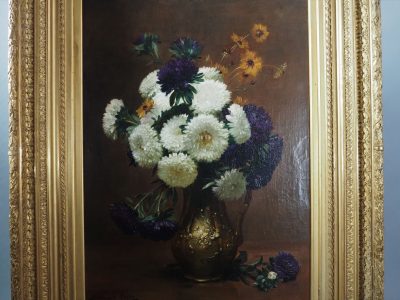 Nature morte signée D.Н. Rozier - XIXe siècle – Image 5