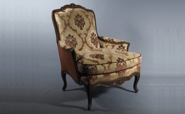 1 fauteuil bergère époque Louis XV