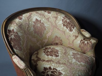 Fauteuil Bergère gondole style Transition (Louis XV–Louis XVI)