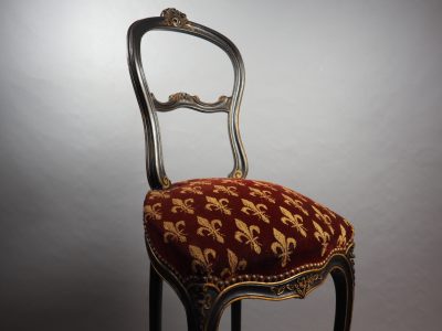 Chaise haute Napoléon III style Louis