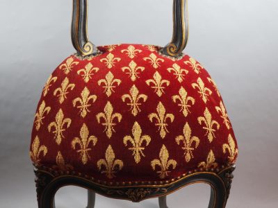 Chaise haute Napoléon III style Louis