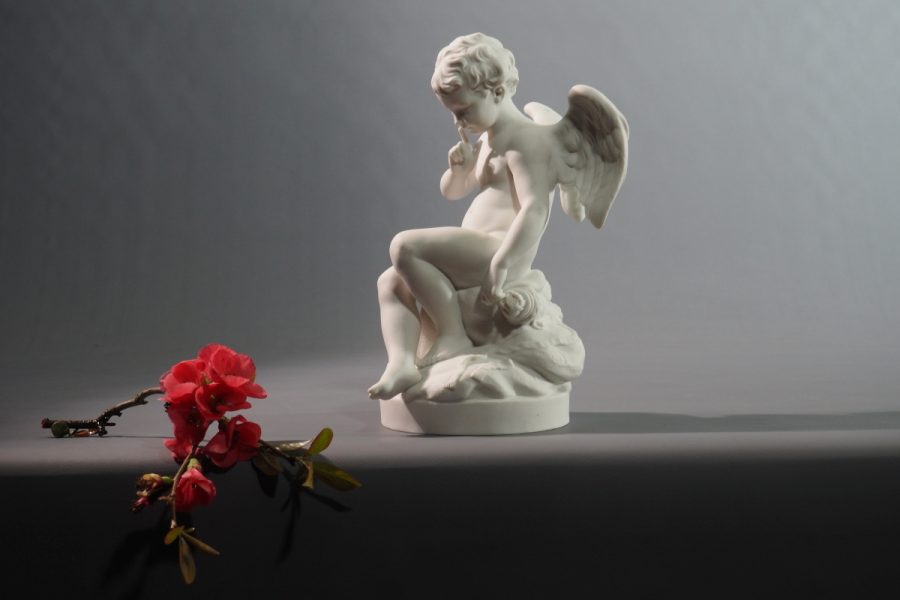 Biscuit de Sèvres 1919 – L’Amour menaçant du doigt d’après Étienne-Maurice Falconet