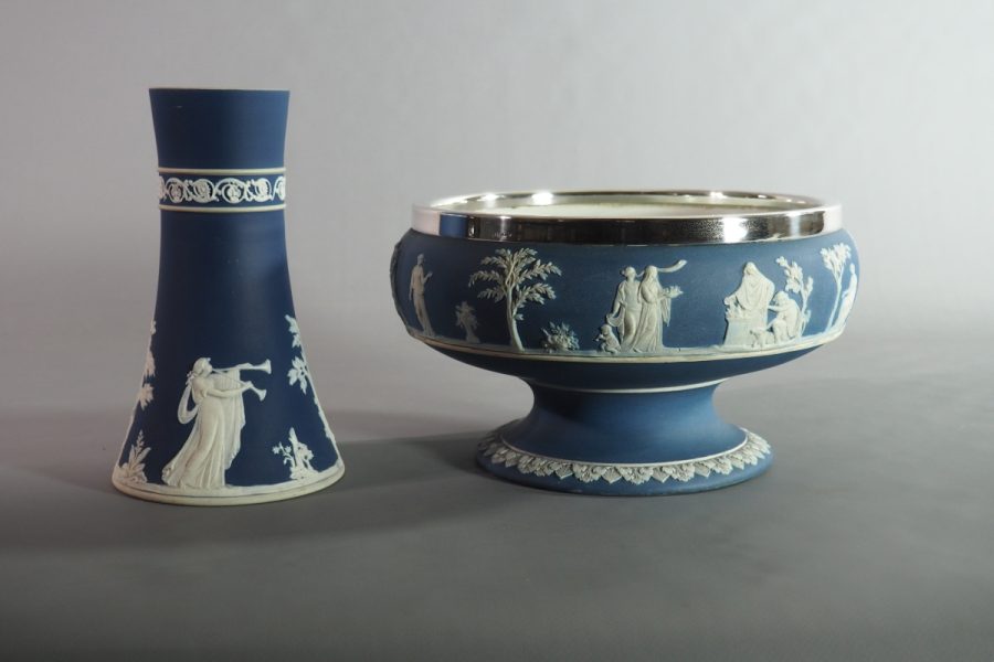 Ensemble en biscuit de jaspe Wedgwood, Tunstall - Angleterre, vers 1920–1935
