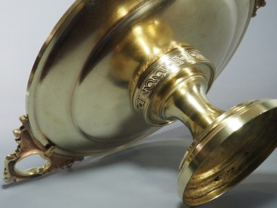 Grande coupe en bronze - XIXe siècle. – Image 12