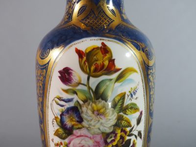 Paire de grands vases en porcelaine de Paris - milieu XIXe siècle – Image 11