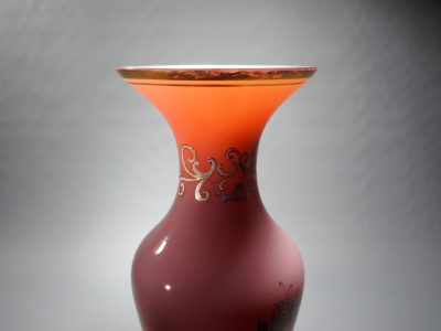 Vase en opaline rose époque Charles X (1824–1830) – Image 6