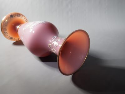 Vase en opaline rose époque Charles X (1824–1830) – Image 5