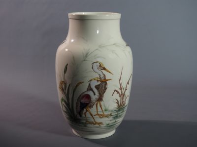 Garniture de cheminée en faïence Keller & Guérin - Lunéville – Image 6