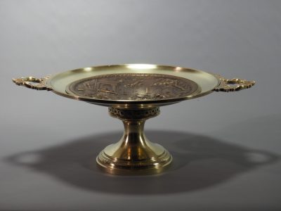 Grande coupe en bronze - XIXe siècle. – Image 4