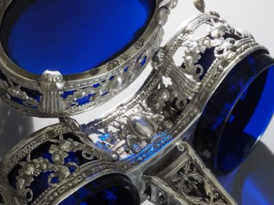 Paire de salières en argent XVIIIe siècle – Louis Joseph Bouty – Image 4