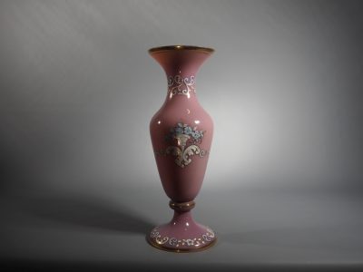 Vase en opaline rose époque Charles X (1824–1830) – Image 13