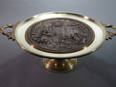 Grande coupe en bronze - XIXe siècle. – Image 6