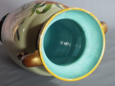 Vase en faïence de Sarreguemines  XIXe siècle – Image 3