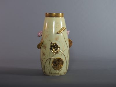 Vase en porcelaine de Limoges signé Gibus & Redon, modèle 658, vers 1875–1885