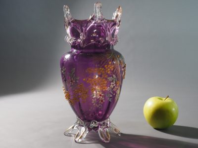 Vase en verre d’art dans le style de François-Eugène Rousseau — XIXe siècle – Image 3