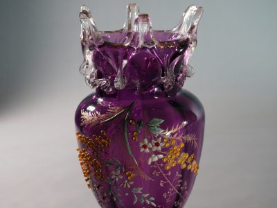 Vase en verre d’art dans le style de François-Eugène Rousseau — XIXe siècle – Image 4