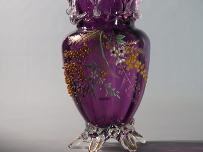 Vase en verre d’art dans le style de François-Eugène Rousseau — XIXe siècle – Image 6