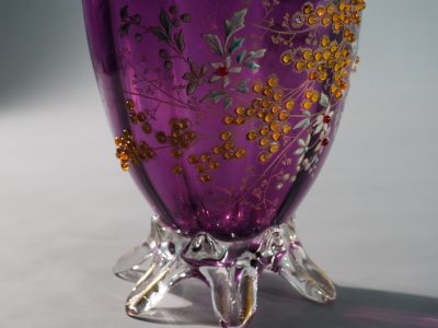 Vase en verre d’art dans le style de François-Eugène Rousseau — XIXe siècle – Image 8