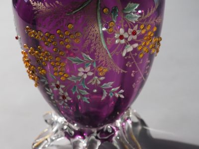 Vase en verre d’art dans le style de François-Eugène Rousseau — XIXe siècle – Image 9