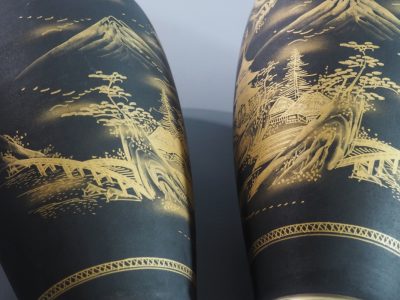 Vases Satsuma Japon - décor or peint main – Image 10