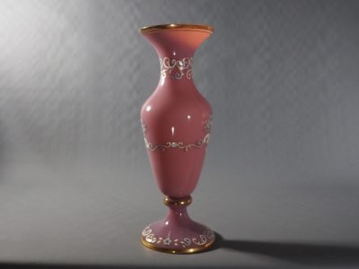 Vase en opaline rose époque Charles X (1824–1830) – Image 12