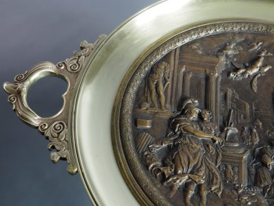 Grande coupe en bronze - XIXe siècle. – Image 7