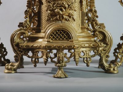 Grande garniture de cheminée - Néo-Renaissance- XIXe siècle – Image 7