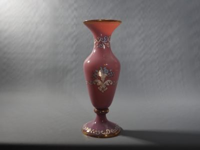 Vase en opaline rose époque Charles X (1824–1830) – Image 11