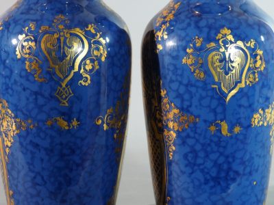 Paire de grands vases en porcelaine de Paris - milieu XIXe siècle – Image 8