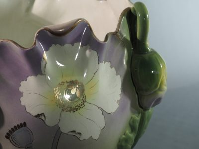 Cache-pot en faïence - Keller & Guérin, Lunéville - Art nouveau – Image 10