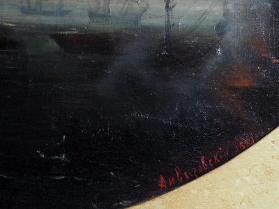 Ivan Aïvazovski Bataille navale dans la Corne d’Or, 1881 – Image 7