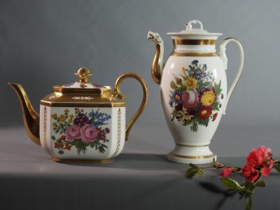 Théière Empire porcelaine de Paris XIXe siècle – Image 12