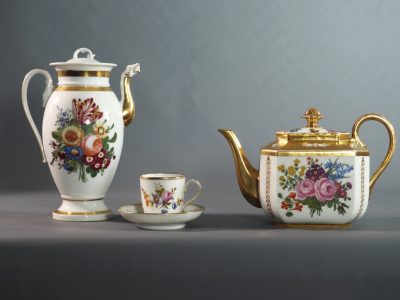 Théière Empire porcelaine de Paris XIXe siècle – Image 10