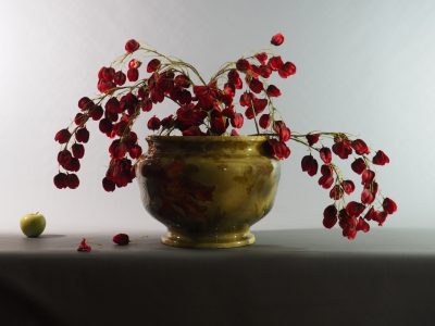 Grand cache-pot en faïence Art nouveau – Image 15