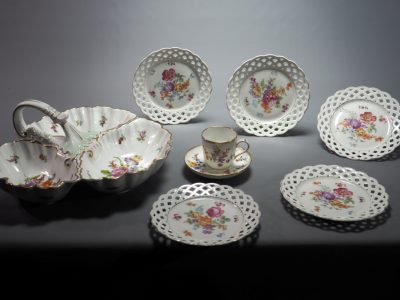 Assiettes en porcelaine ajourée Schumann Arzberg 1932–1944 – Image 11