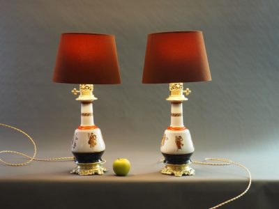 Paire de lampes décor mythologique - France vers 1820–1850 – Image 3