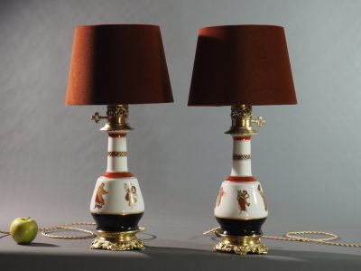 Paire de lampes décor mythologique - France vers 1820–1850 – Image 6