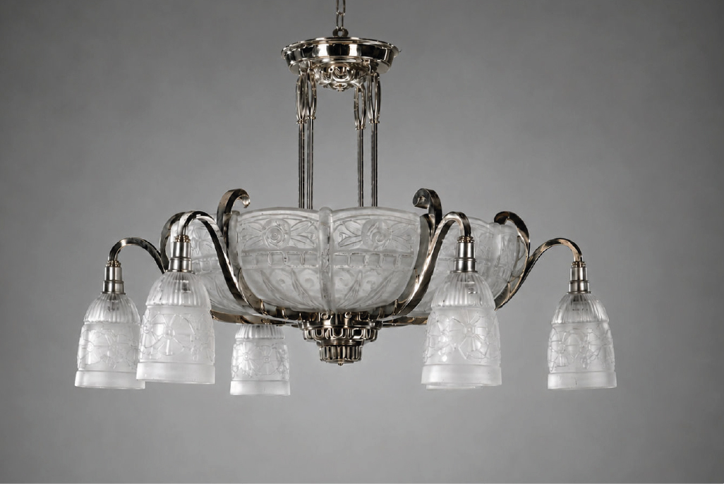 Lustre Art déco français vers 1925 | Antik-France