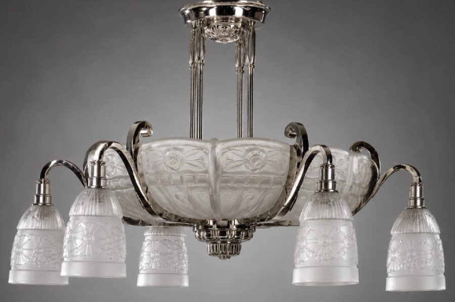 Lustre Art déco français vers 1925 | Antik-France