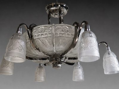 Lustre Art déco français vers 1925 | Antik-France