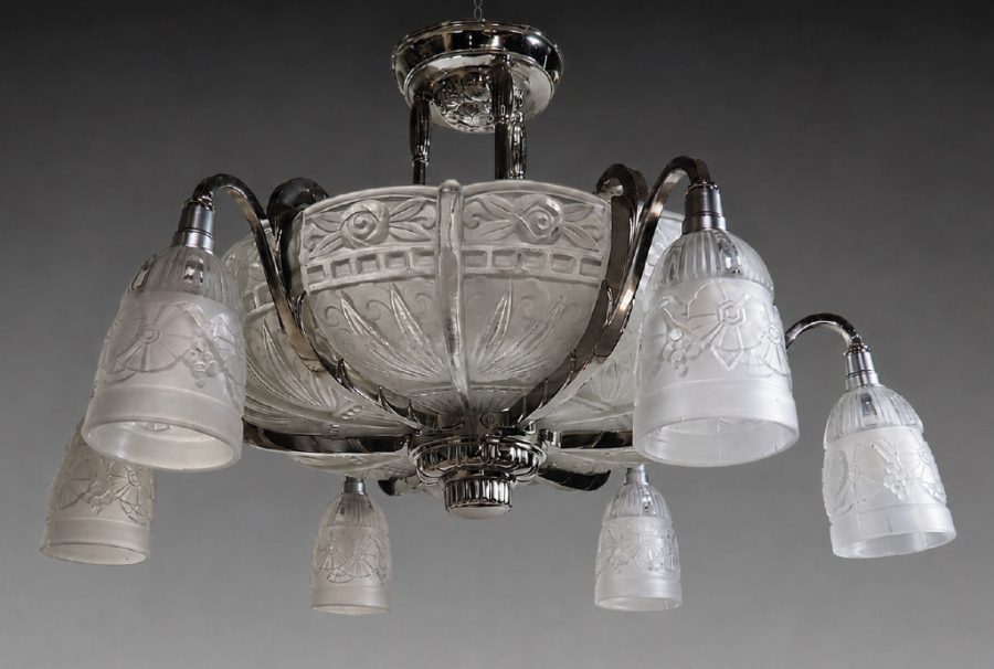 Lustre Art déco français vers 1925 | Antik-France