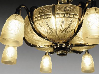 Lustre Art déco français vers 1925 | Antik-France