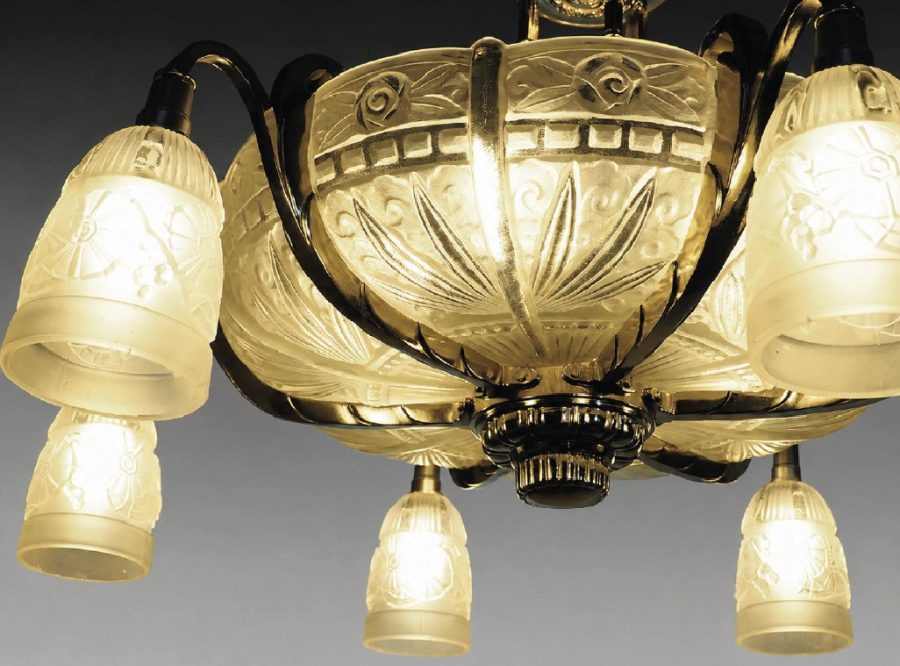 Lustre Art déco français vers 1925 | Antik-France